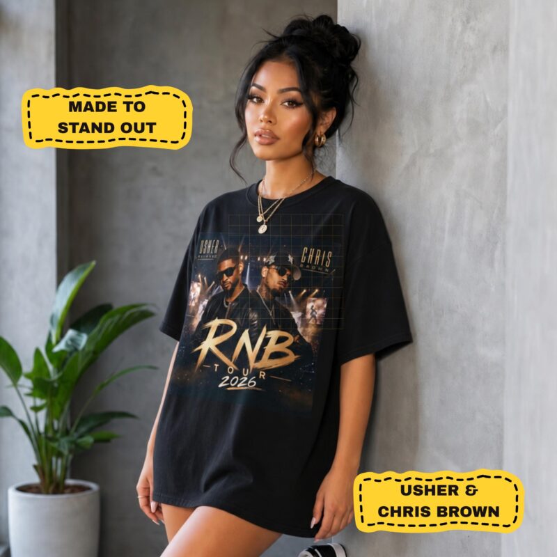 RnB Tour 2026 Shirt - Usher & Chris Brown Concert Tee