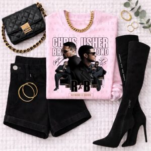 Chris Brown & Usher The R&B Tour Sweatshirt - Vintage Bootleg Merch
