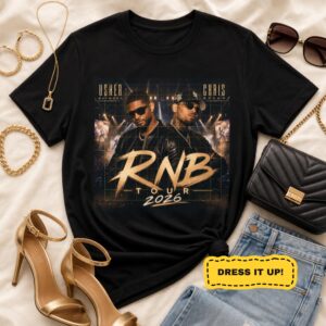 RnB Tour 2026 Shirt - Usher & Chris Brown Concert Tee