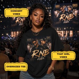 RnB Tour 2026 Shirt - Usher & Chris Brown Concert Tee