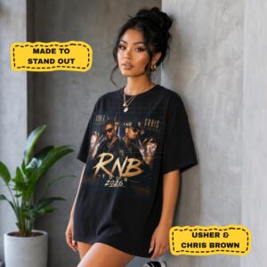 RnB Tour 2026 Shirt - Usher & Chris Brown Concert Tee