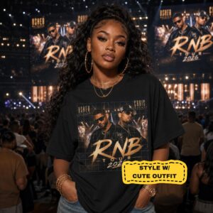 RnB Tour 2026 Shirt - Usher & Chris Brown Concert Tee