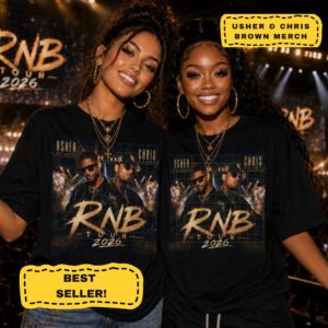 RnB Tour 2026 Shirt - Usher & Chris Brown Concert Tee