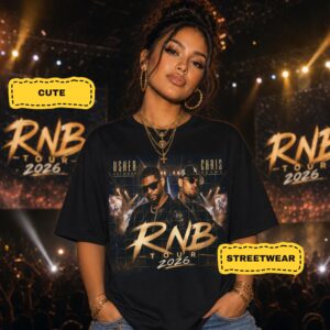 RnB Tour 2026 Shirt - Usher & Chris Brown Concert Tee