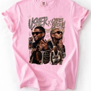 Usher x Chris Brown Y2K Vintage R&B Tour 2026 Graphic Tee