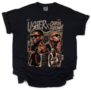 Usher x Chris Brown Y2K Vintage R&B Tour 2026 Graphic Tee