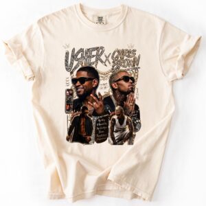 Usher x Chris Brown Y2K Vintage R&B Tour 2026 Graphic Tee