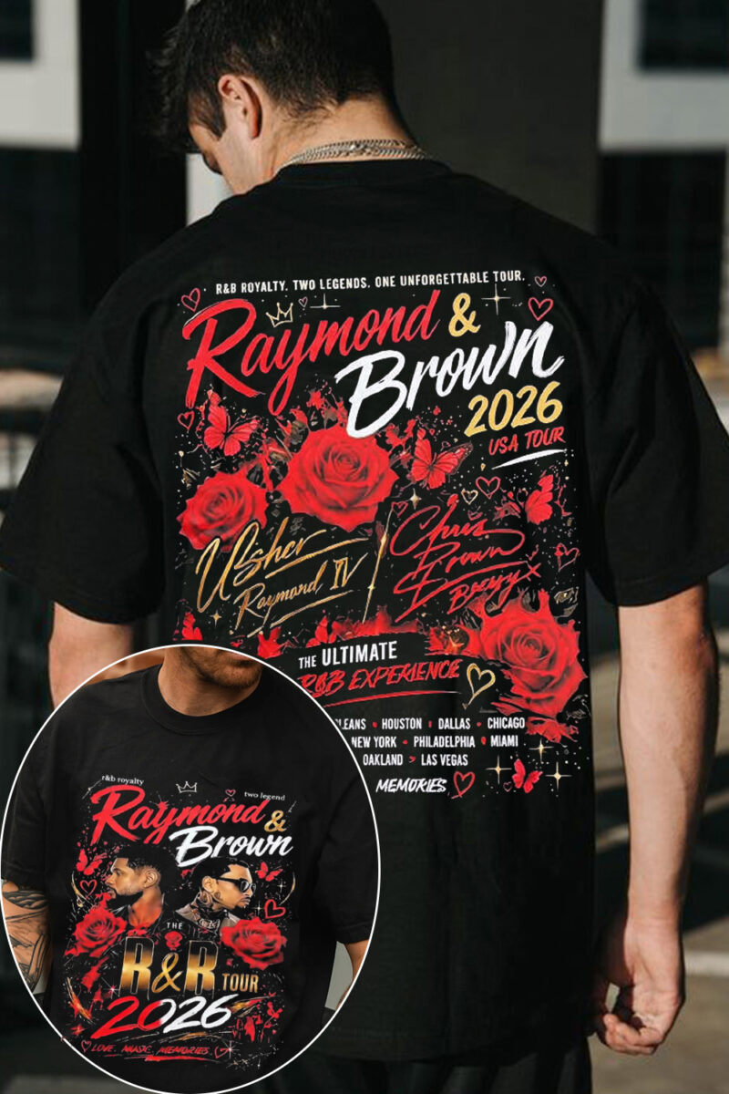 Raymond & Brown R&B Tour 2026 Shirt - Vintage Double-Sided Tee