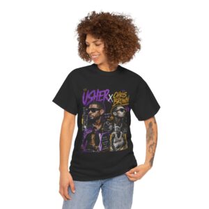 Usher & Chris Brown Vintage Bootleg Graphic Tee | Exclusive R&B Tour