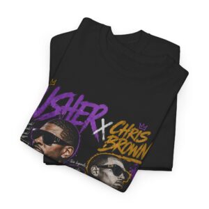 Usher & Chris Brown Vintage Bootleg Graphic Tee | Exclusive R&B Tour