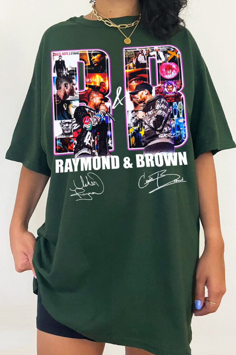 Raymond & Brown R&B Tour 2026 Shirt - Vintage Usher x Chris Brown Tee