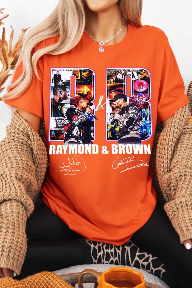 Raymond & Brown R&B Tour 2026 Shirt - Vintage Usher x Chris Brown Tee
