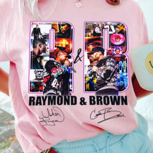Raymond & Brown R&B Tour 2026 Shirt - Vintage Usher x Chris Brown Tee
