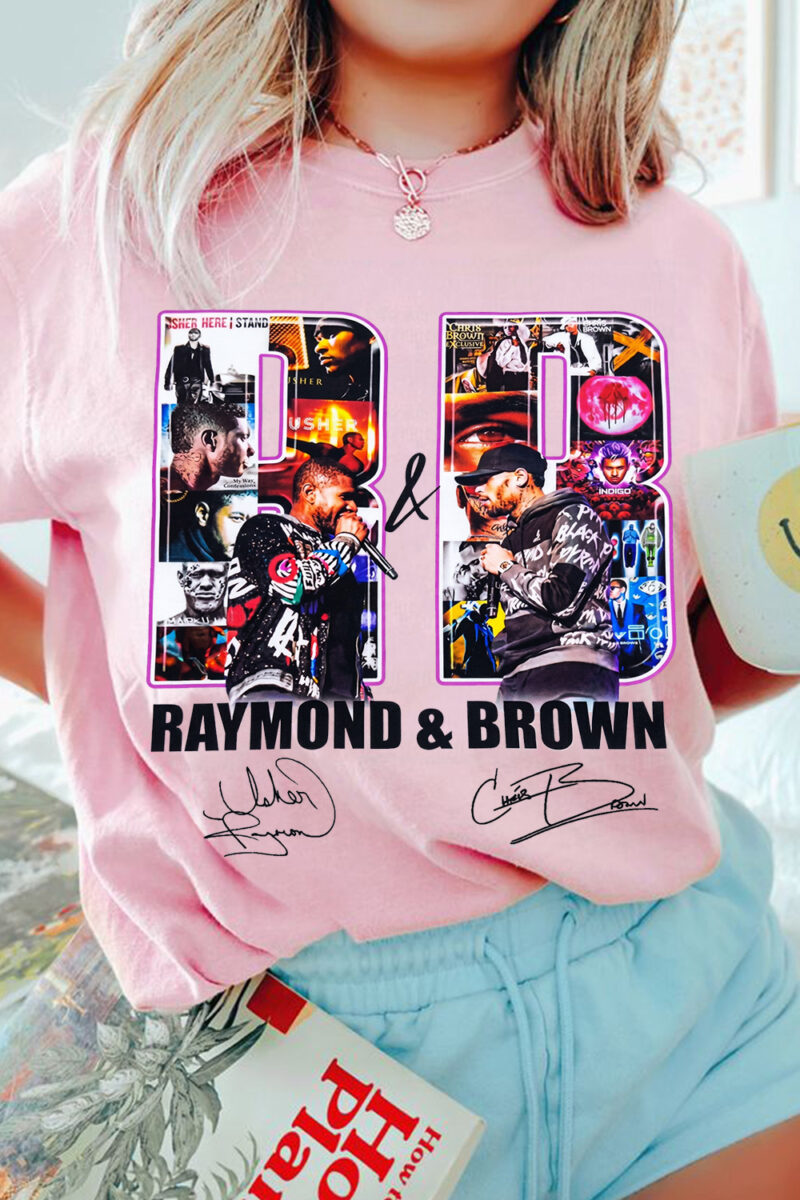 Raymond & Brown R&B Tour 2026 Shirt - Vintage Usher x Chris Brown Tee