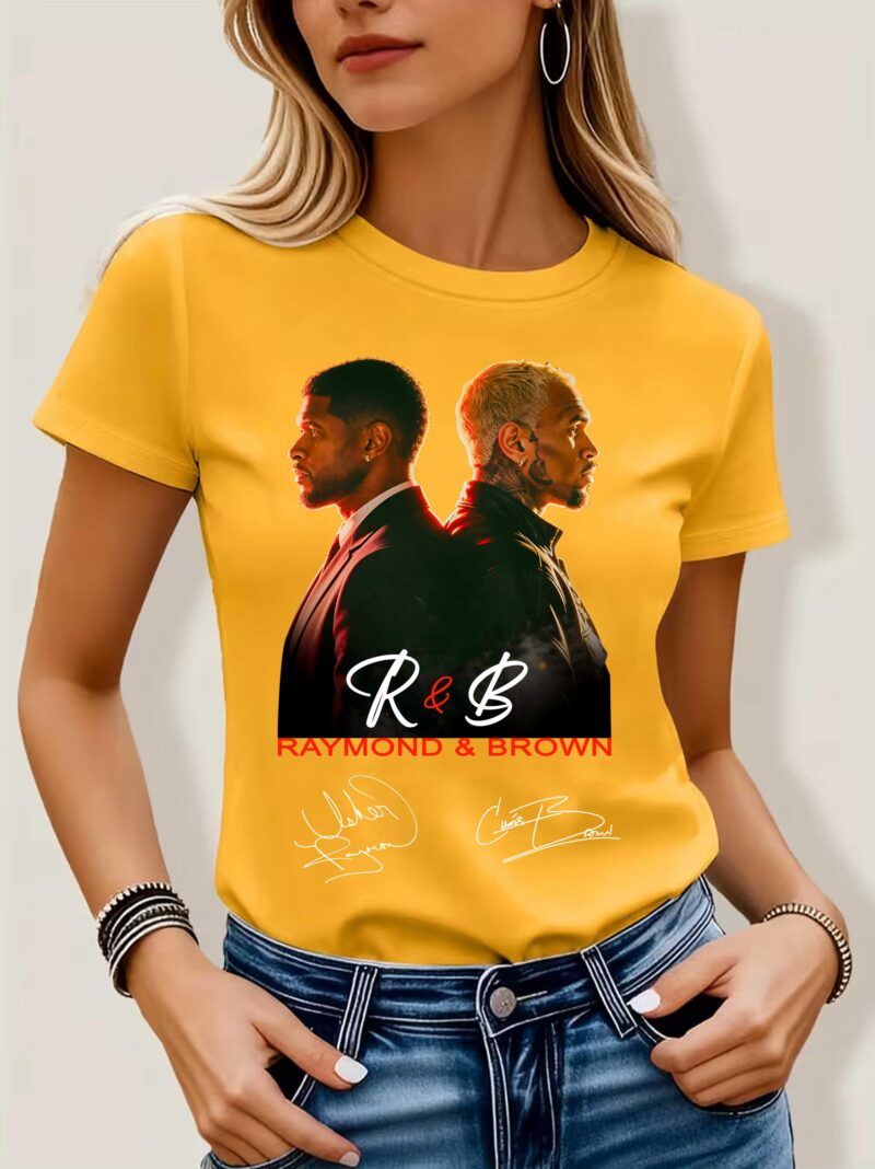 Raymond & Brown 2026 R&B Tour Concert Tee - Usher & Chris Brown