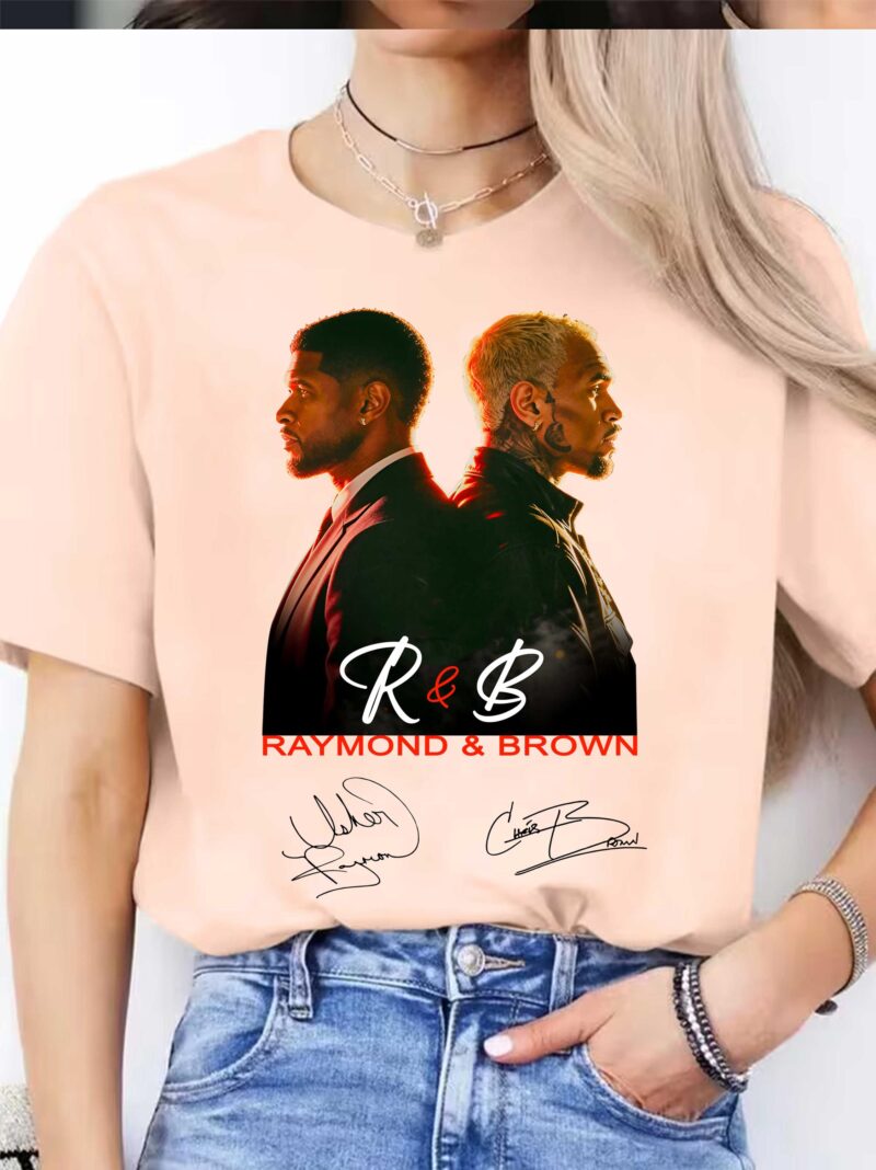 Raymond & Brown 2026 R&B Tour Concert Tee - Usher & Chris Brown