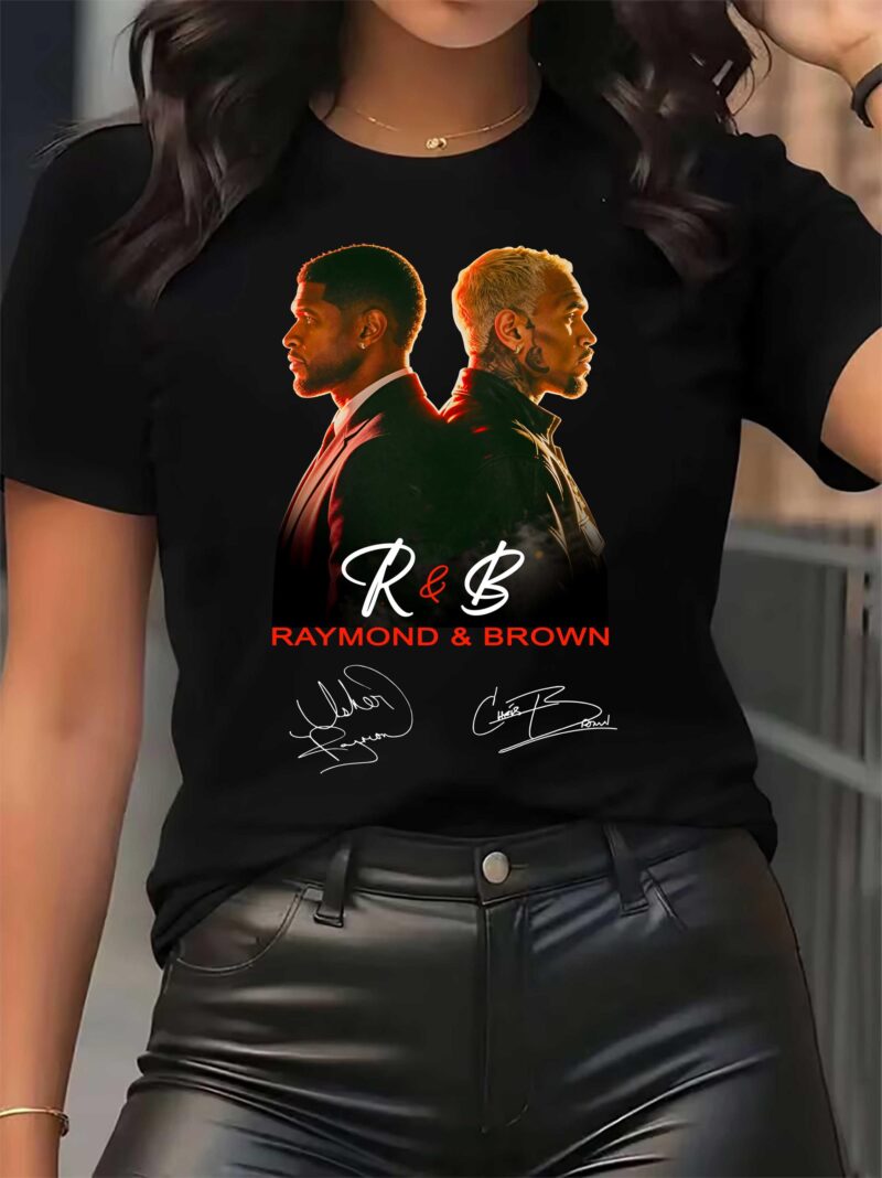 Raymond & Brown 2026 R&B Tour Concert Tee - Usher & Chris Brown