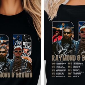 Raymond & Brown Tour 2026 T-Shirt | Official R&B Concert Graphic Tee