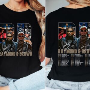 Raymond & Brown Tour 2026 T-Shirt | Official R&B Concert Graphic Tee