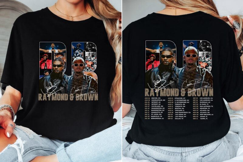Raymond & Brown Tour 2026 T-Shirt | Official R&B Concert Graphic Tee