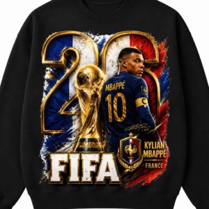 Kylian Mbappé France 2026 World Cup Graphic Sweatshirt