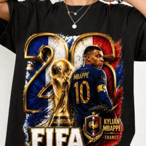 Kylian Mbappé France 2026 World Cup Graphic Sweatshirt