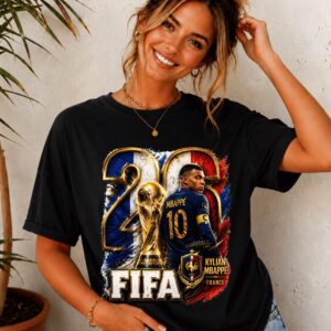 Kylian Mbappé France 2026 World Cup Graphic Sweatshirt