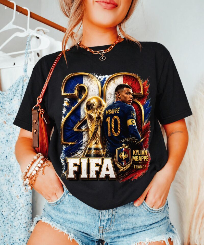 Kylian Mbappé France 2026 World Cup Graphic Sweatshirt