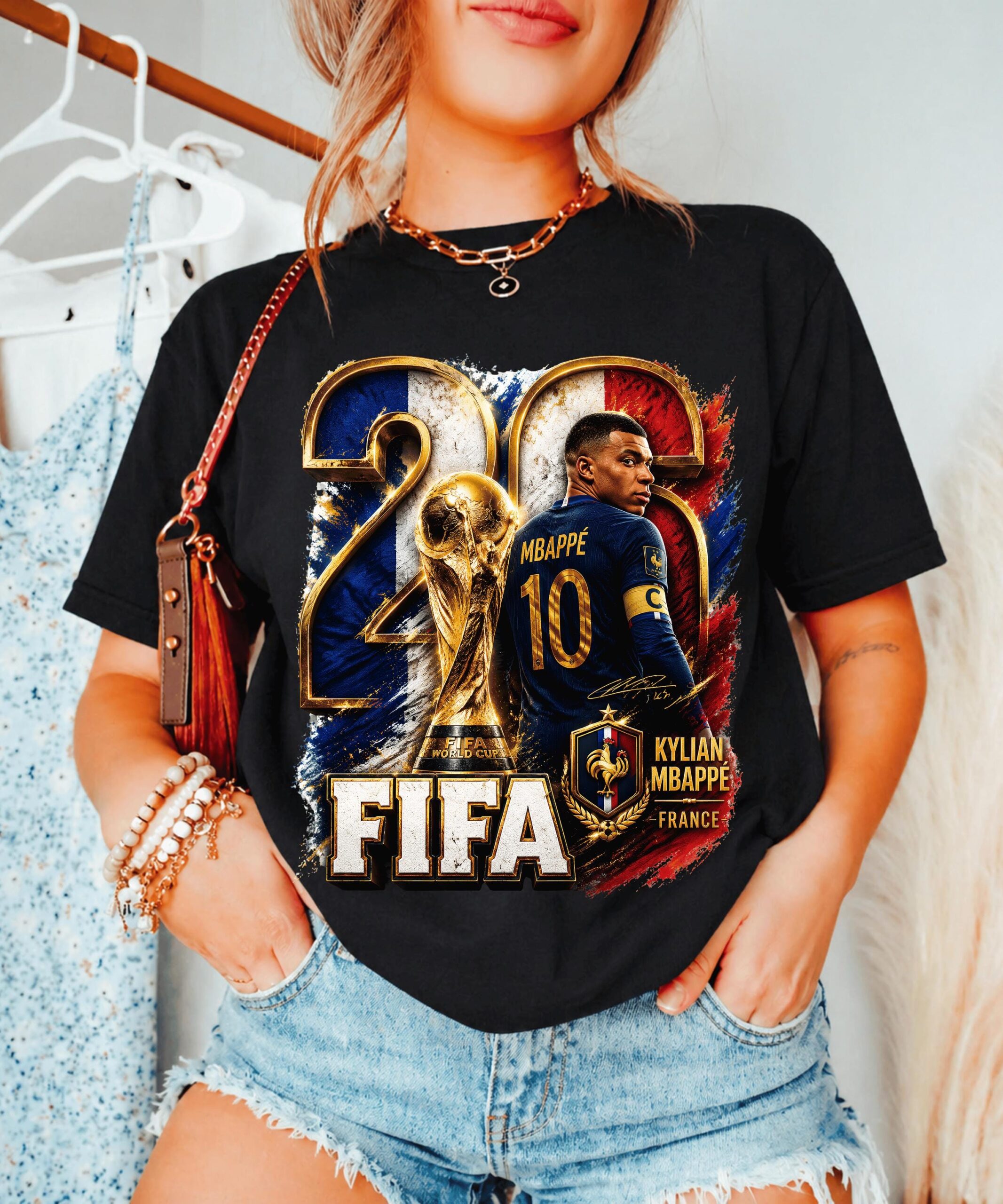 Kylian Mbappé France 2026 World Cup Graphic Sweatshirt