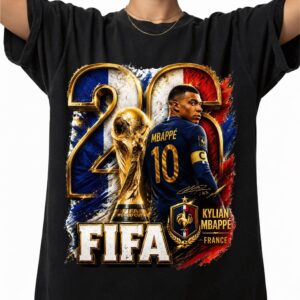 Kylian Mbappé France 2026 World Cup Graphic Sweatshirt