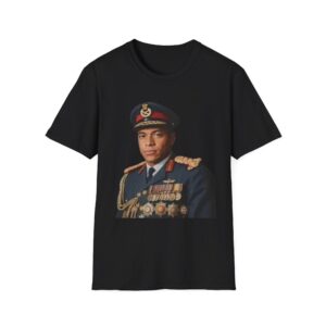 Historical Military General Portrait T-Shirt | Patriot Graphic Tee