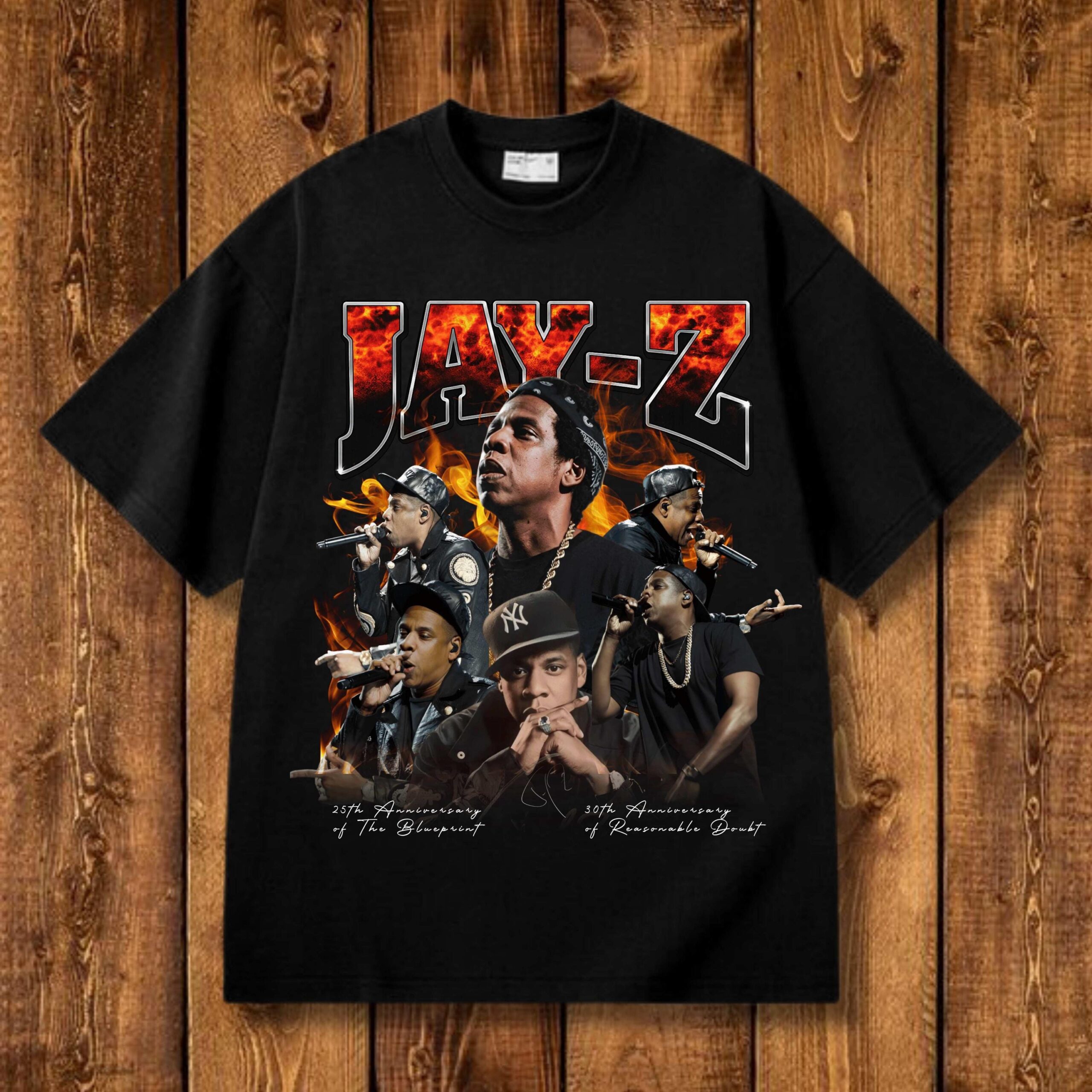Jay-Z 30th Anniversary Reasonable Doubt Vintage Acid Wash T-Shirt