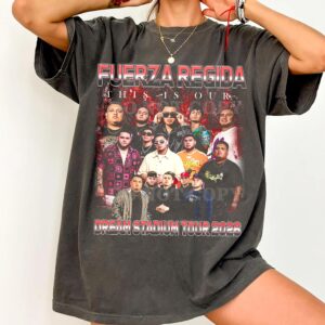 Fuerza Regida 2026 Dream Stadium Tour Vintage Graphic Tee