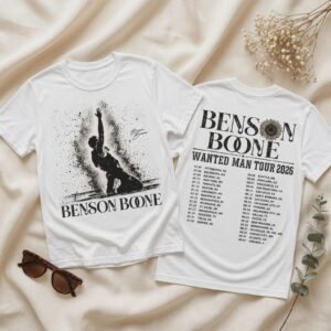 Benson Boone Wanted Man Tour 2026 Shirt | Vintage Concert Merch