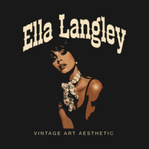 Ella Langley Vintage Art Aesthetic Country Music Tee