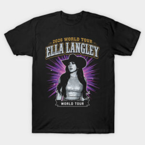 Ella Langley 2026 World Tour T-Shirt | Dandelion Tour Graphic Tee