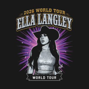 Ella Langley 2026 World Tour T-Shirt | Dandelion Tour Graphic Tee