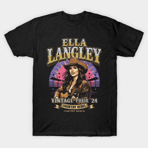 Ella Langley Vintage Tour '24 Graphic Tee | Country Rebel Merch