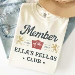 Custom Fellas Club Vintage Tee | Personalized Member Since Shirt