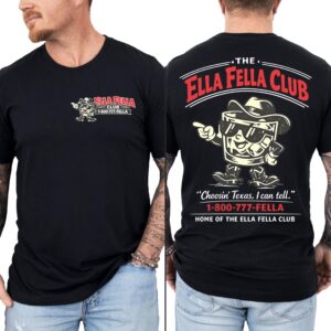 Ella Fella Club Choosin' Texas T-Shirt | Retro Western Concert Tee