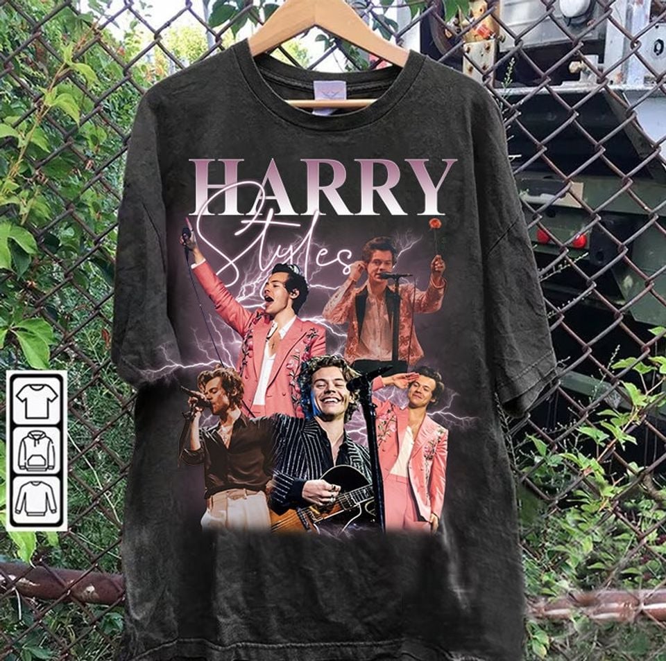 Vintage Harry Styles Graphic Tee | 90s Bootleg Concert Shirt