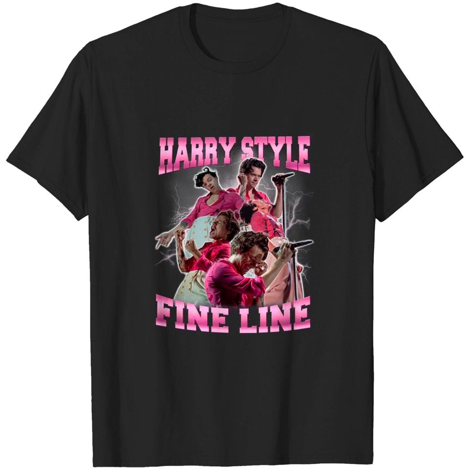 Vintage Harry Styles Fine Line Graphic Tee | 90s Bootleg Fan Shirt