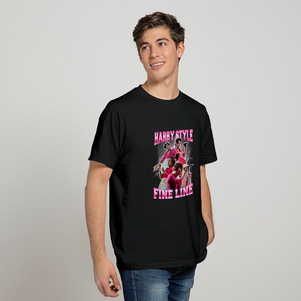 Vintage Harry Styles Fine Line Graphic Tee | 90s Bootleg Fan Shirt