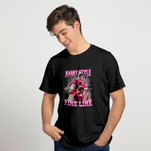 Vintage Harry Styles Fine Line Graphic Tee | 90s Bootleg Fan Shirt