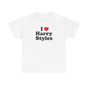 I Love Harry Styles Shirt | Retro Fan Concert T-Shirt