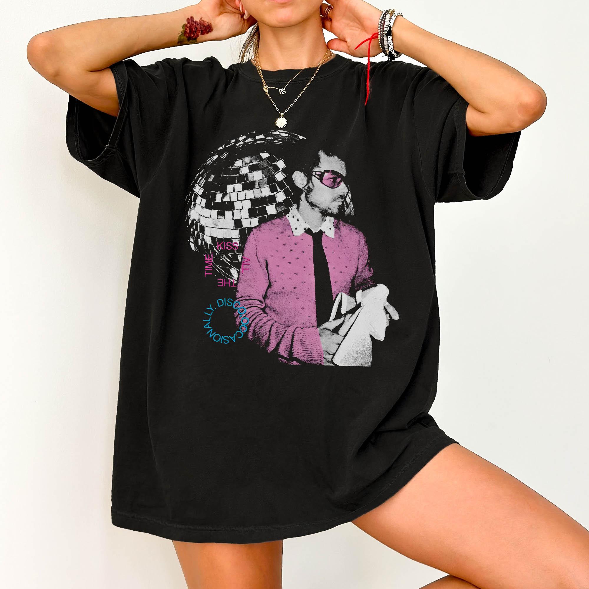 Kiss All The Time Disco Occasionally Retro Oversized Tee