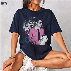 Kiss All The Time Disco Occasionally Retro Oversized Tee