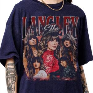 Ella Langley Vintage Graphic Tee | 90s Retro Bootleg Tour Shirt
