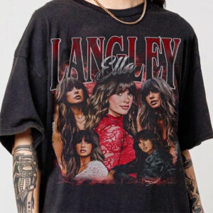 Ella Langley Vintage Graphic Tee | 90s Retro Bootleg Tour Shirt