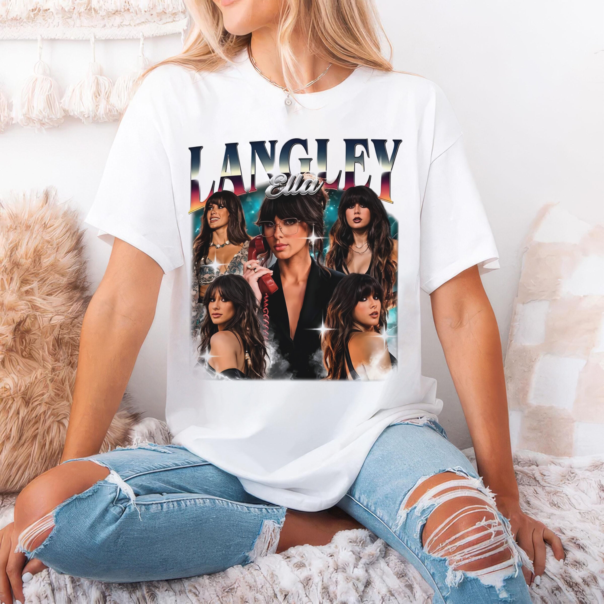 Ella Langley Vintage Bootleg Shirt, The Dandelion Tour Graphic Tee